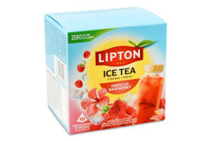 Чай холодний Hibiscus Raspberry 10*3,5г в пірамідках Lipton