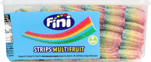 Цукерки Fini смужки мультифрукт кислі асорті жел