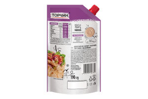 Соус майонезный BBQ Tasty Mayo Торчин д/п 190г