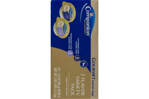 Companion Gourmet Food for Dogs Variety Pack - 12 CT