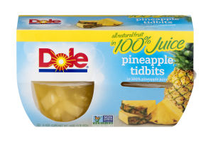 Dole Pineapple Tidbits - 4 CT