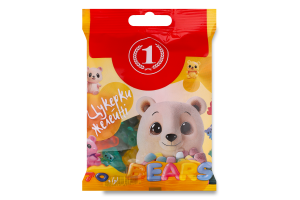 Конфеты желейные Bears ТМ "1" м/у 70г