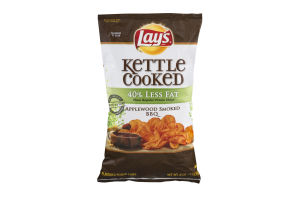 Lay's Kettle Cooked Potato Chips Applewood Smoked BBQ