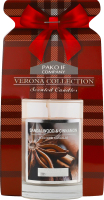 Свічка Верона Коллекшн Сандалове дерево-кориця скло Пако ІФ