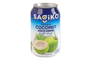 Напиток молодого кокоса с мякотью Sagiko ж/б 320мл