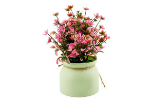 Квіти штучні у горщику 18*20см в асортименті