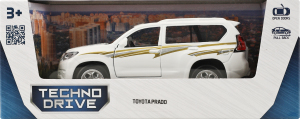 Іграшка Автомодель Toyota Prado білий TechnoDrive