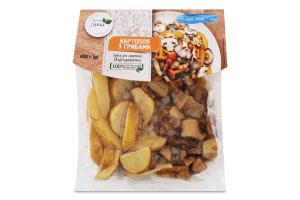 Суміш для смаження швидкозаморожена Картопля з грибами Spela в/у 400г