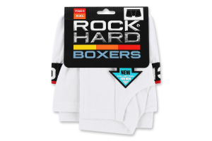 Труси чоловічі RockHard 7001 Boxer білий XXL