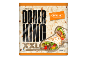 Лаваш ультратонкий Doner King XXL Київхліб м/у 200г