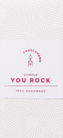 Свічка декоративна Candlehand You Rock рожева