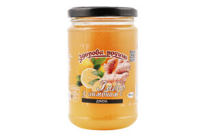 Джем Имбирь с лимоном Здорова родина с/б 350г