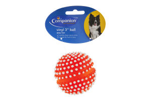 Companion Dog Toy Vinyl 3" Ball