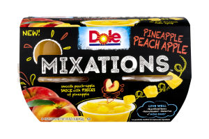 Dole Mixations Fruit Cups Pineapple Peach Apple - 4 CT