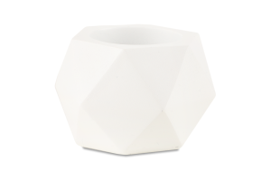 Свічник MBM My Home геометричний білий SK-36
