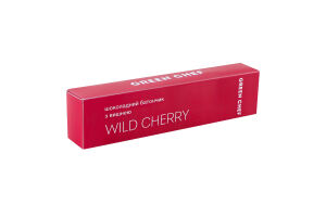 Батончик шоколадный с вишней с подсластителями Wild cherry Green Chef к/у 45г
