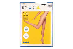 Колготки женские Intuicia Classic 20den 2 черный
