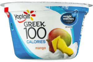 Yoplait Greek 100 Calories Fat Free Yogurt Mango