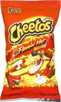 Cheetos Flamin' Hot Crunchy Cheese Flavored Snacks