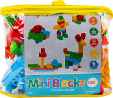 Конструктор для дітей від 1року №39982 Mini blocks Tigres 100ел