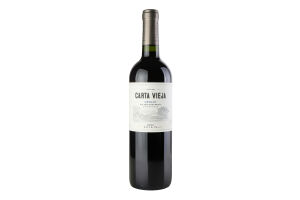 Вино 0.75л 13.5% красное сухое Merlot Carta Vieja бут
