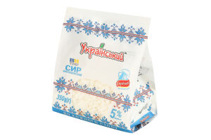 Сир кисломолочний 5% Український м/у 350г