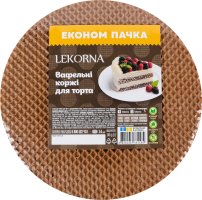 Коржи вафельные для торта с добавлением какао Lekorna м/у 140г