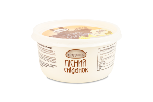 Маргарин 25% м'який низькокалорійний Пісний сніданок Родина ст 450г