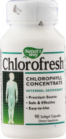 Nature's Way Chlorfresh Chlorophyll Concetrate Internal Deodorant - 90 CT