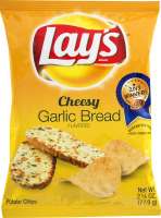 Lay's Potato Chips Cheesy Garlic Bread