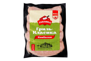 Колбаски Гриль-классика BBQ Забіяка п/к в/с кг