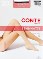 Колготки женские Conte elegant Solo 20den 5 nero