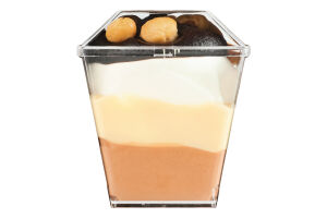 Морозиво 8% вершкове Маскарпоне та вершкове з какао з соусом Кремовий та Шоколад Профітроль Gel’Amo ст 150г