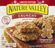 Nature Valley Crunchy Granola Bars Gingerbread - 12 CT