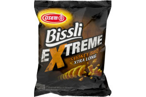 Osem Bissli Extreme Wheat Snacks Smokey BBQ Xtra Long