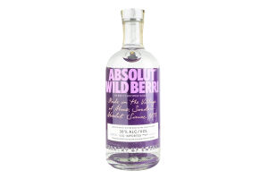 Горілка 700мл 38% ароматизована зі смаком диких ягід Wild berri Absolut пл