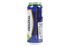 Пиво 0.5л 5.4% светлое фильтрованное пастеризованное Original Zipfer ж/б