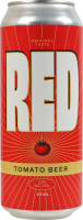 Пиво 0.5л 3.5% напівтемне нефільтроване непастеризоване Red tomato beer Ten Men Brewery з/б
