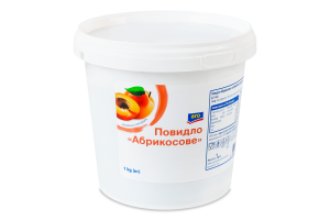 Повидло пастеризованное Абрикосовое Aro в/с ведро 1кг