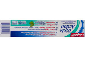 Colgate Triple Action Fluoride Toothpaste Original Mint