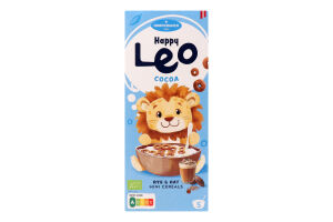 Пластівці Happy Leo житньо-вівсяні з какао