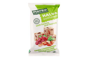 Халва подсолнечная с изюмом и арахисом Norsu м/у 210г