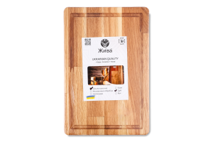 Дошка кухонна обробна ЖИВА з ручкою дуб Жива 20*30*2см Арт.OBHRE 20302