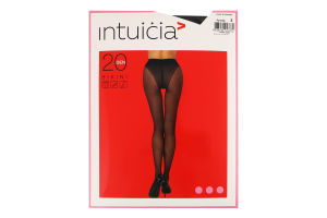 Колготи жіночі Bikini Premium чорні 20ден р.3 Intuicia