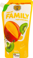 Крем-мыло жидкое Киви и манго For my Family 560г