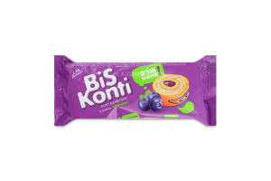 Рулет бисквитный со вкусом черники BiSKonti м/у 150г