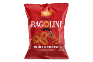 Сушки с паприкой и перцем чили Bagolini Київхліб м/у 250г