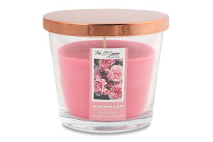 Свічка ароматична Оксамитова троянда 235г скло Пако ІФ