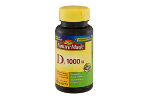 Nature Made D3 1000IU Vitamin D Supplement Tablets - 100 CT