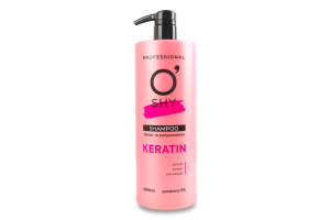 Шампунь Блиск та випрямлення Keratin O'shy 1л